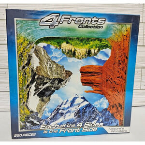 A Broader View Nature's Wonders 4 Fronts 550 Piece Jigsaw Puzzle New Sealed